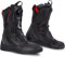 SHIMA STRATO Motorradstiefel Herren und Damen - Motorrad Wasserdicht Stiefel Tourenstiefel Schuhe Männer Leder Schwarz (Herren, Vented, 44)