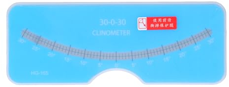 Skoliose-Messgerät für Wirbelsäule, Skoliose, Medizinische Bewertung, Tragbar, Kompakt, Langlebig, Leicht Abzulesen, Hohe Genauigkeit für Rehabilitationskliniken