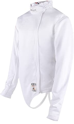 KJHY Professional Fencing Jacket 450N Fencing Suit Fencing Training Protective Suit for Fencing Training/Competition (Thickness : Right Hand, Size : 42#)