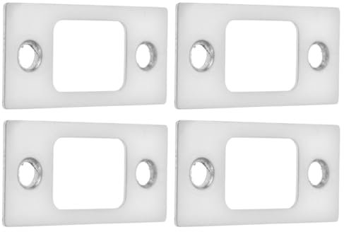 4 Piezas De Cerradura Con Hebilla De Lengüeta Cerrojo De Seguridad Cerradura De Puerta Refuerzo De Puerta De Puerta Manijas Candado Principal Placa De Acero HOMSFOU