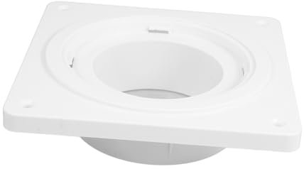 KICHOUSE Connecteur de Tuyau Évacuation de Sèche Linge avec Plaque Murale Accessoires Installation Facile Matériau Compatible avec Divers Types de Tuyaux