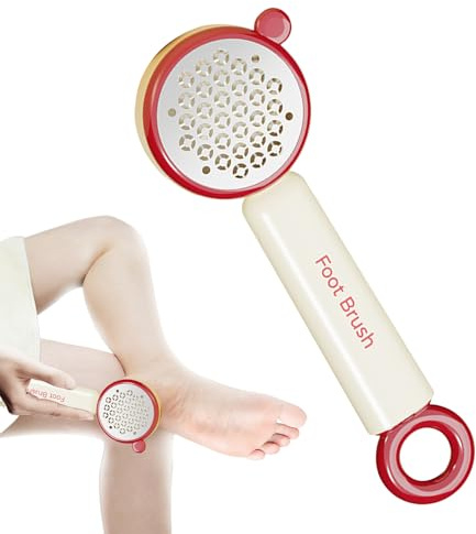 de pies – Removedor de callos profesional de doble cara y rallador de talón, escofina duradera para piel, ideal para mujeres, adultos, familiares y amigos