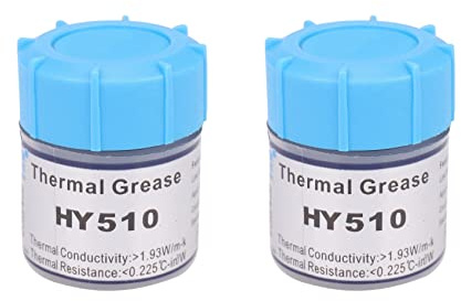 Tacdas 2X HY510 10G Pasta de Grasa Conductora TéRmica Gris para Enfriamiento de Chipset de CPU GPU