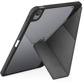 UNIQ Movierte antimikrobielle Schutzhülle für iPad Air 10,9 (2022/20) – Anthrazitgrau