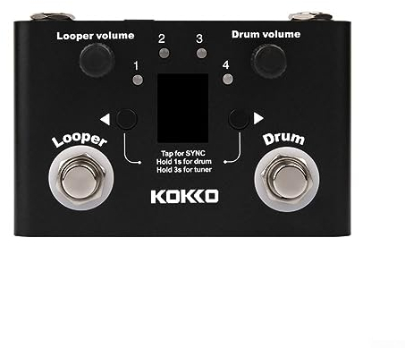 Gitarre Loop Effektpedal, Drum Looper Standard Looper Gitarre Pedal 11 Minuten Looper Musikinstrument