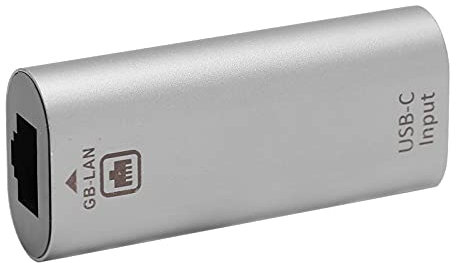 ASHATA Adaptateur Ethernet USB C, Adaptateur Ethernet vers USB C Femelle, Adaptateur Réseau LAN USB Type C vers RJ45, Prise en Charge 10/100/1000 Mbps pour Téléphones Ordinateurs Tablettes