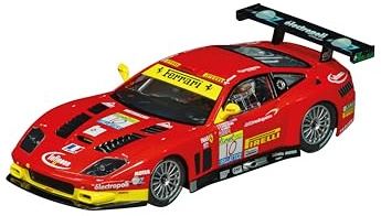 Carrera DIGITAL 124 20023974 Ferrari 575 GTC ”No.10” Spa Francorchamps 2017 Slotbil för racerbana, med licens, upp till 4 spelare, för barn från 10 år och vuxna