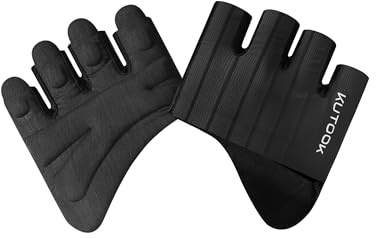 KUTOOK Gants de Fitness, de Musculation, de Gym pour Homme et Femme Respiran Demi-Paume Sport Gants d'Entraînement