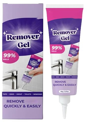 Gel Removedor de Moho Gel de Limpieza Potente para Baños y Cocinas Azulejos Huecos Paredes Lechada Fórmula Penetrante Limpieza Efectiva Sin Dañar Superficies (1Piezas)