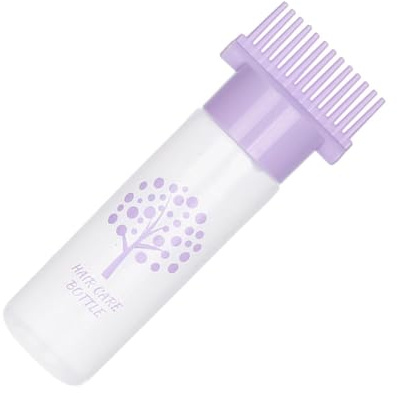 drburpily Flacon applicateur peigne pour racines, format 180 ml, pour une coloration à domicile en salon, et une intensité de couleur facilement obtenue, Violet, 17.1 x 6.4 x 4.6 cm