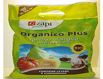 CONCIME BIOLOGICO PER ORTO E FRUTTETO CON CORNUNGHIA E LETAME CONF. DA 4 KG