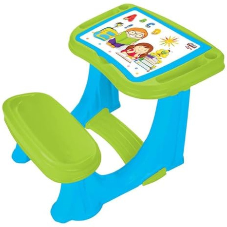Pilsan Handy Study Desk with Seat Blue