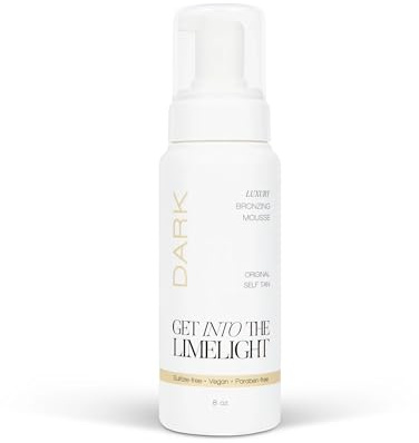 Get Into The Limelight Original, Dark Self Tanner, Sunless Tanning Mousse Develops in 8+ Hours, 8 oz.