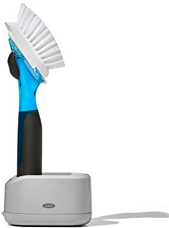 OXO Good Grips - Juego de cepillos dispensadores de jabón