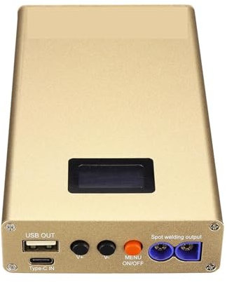 Soldador por puntos Soldador por puntos portátil DX10, máquina de soldadura por puntos con batería ajustable OLED, herramientas de soldadura, níquel de 0,12/0,15mm for bolígrafos de punto 18650(DX10 5