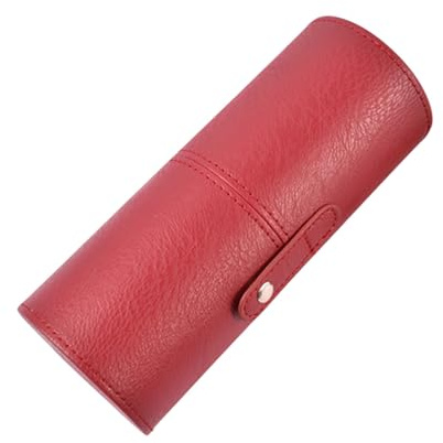 Housoutil Tubo Porta Contenitore Porta per Cosmetici in Pu per Make Up Portatile