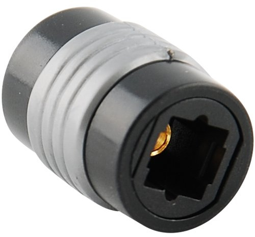 TosLink - Adaptador de extensión hembra de fibra óptica