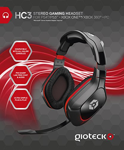 Gioteck HC3 Universal Wired Headset - [PS4, PS3, Xbox 360, PC]