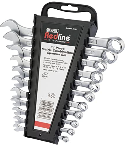Draper 68481 Juego de llaves combinadas métricas (11 piezas)