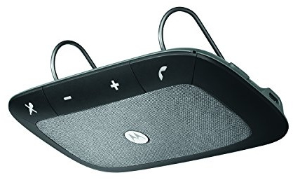 Motorola Sonic Rider I Bluetooth Manos Libres para automóvil - Kit de Manos Libres para automóvil para Llamadas de automóvil - 45 Horas de Tiempo de conversación - inalámbrico - Negro
