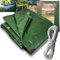 Parpyon® Telo impermeabile esterno Rinforzato da 120gr/mq telo copritutto telone occhiellato ombreggiante per gazebo piscina campeggio mobili giardino (120Gr, 2x3)