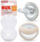 NUK MommyFeel Babyschnuller | 0−9 Monate | stillfreundliche Sauger | BPA-freies Silikon | Greige & Sandstone | 2 Stück