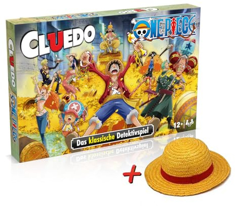 Winning Moves Cluedo - One Piece inkl. Ruffy Strohhut Spiel Gesellschaftsspiel Brettspiel deutsch