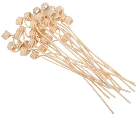 Alipis Difusor De Flores De Ratán De Gran Tamaño con Varillas Onduladas para Decoración