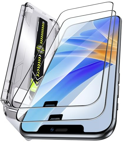 PuyaTeya 2 Stück 9H Schutzfolie für Panzerglas für iPhone 11/Xr,[Auto-Dust-Eliminierung, Anti- Blasen Kratzfest] Vollabdeckung 0.33mm Ultra HD Panzerfolie-2 Stück, einfache Installation