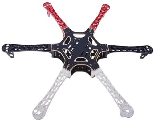 Kit telaio esacottero F550 con carrello di atterraggio 550 Braccio multicottero PCB a sei assi Hexa for assemblaggio drone(No Landing Gear)