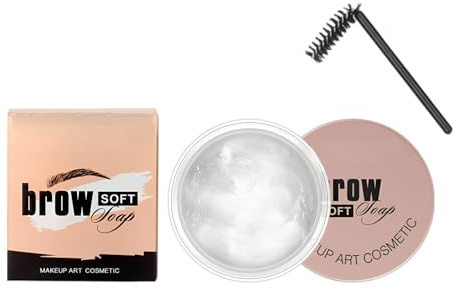 Brow Styling Soap, Makeup Fijador de Cejas Larga Duración, Gel Transparente, Diseño de cejas duradero, Efecto dimensional lifting, Resistente al agua y al sudor