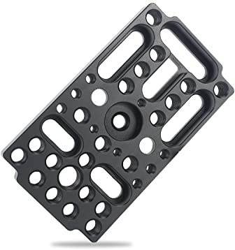 NICEYRIG Switching Cheese Mount Plate Kamera Käseplatte für Railblocks, Dovetails, Short Rods,Längere Versio