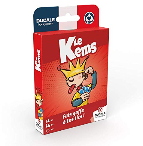 LA DUCALE - Kems Junior - Jeu de Cartes Enfant et Famille - 4 à 8 Joueurs - Dès 6 Ans