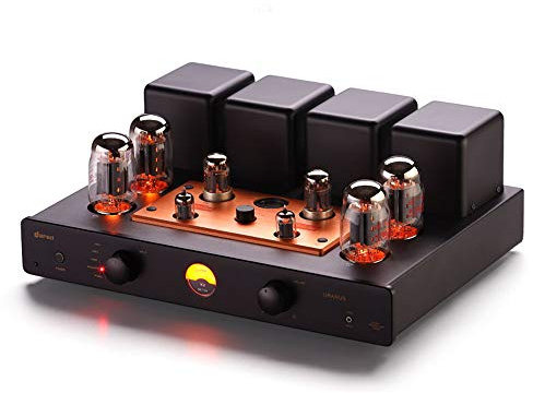 Dared Uranus Stereo Integrated Tube Amplifier with Remote Control, Output Power 50wx2,Built-in Phono Stage, Support Direct Power AMP, KT88x4,12AX7x2,6N8Px2, AC115 and AC230 Optional