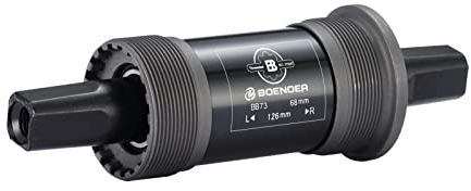 Bynccea Fahrrad Innenlager, Tretlager Fahrrad BSA-Innenlager Vierlochachsen-Fahrradteile für Vierkantkegelspindelkurbel 68mm Rahmen Shell Radfahren Zubehör