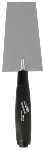 Cazzuola in Acciaio Inox punta Quadra 180mm Professionale