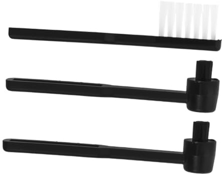 FUTUREORYY 3pcs Vinyl Stylus Brush Static Needle Cleaner with Nylon Bristles for Vintage Turntables Record Player Maintenance Tool Protects and Preserves Vinyl Records