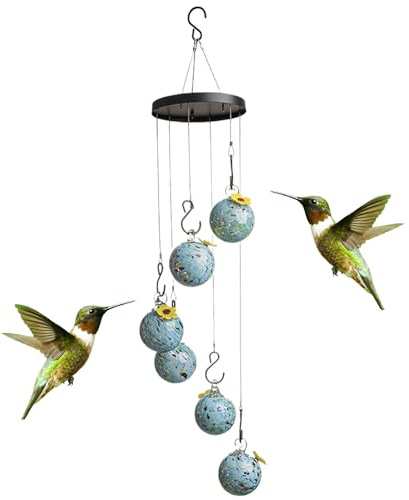 Rnyrn Dispensador De Agua para Loros,Dispensador para Rellenado Fácil - Comederos para Aves Colgantes De Exterior - para Césped Patio Trasero Balcón Observación De Aves Parque Porche Terraza Terraza