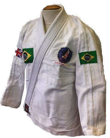V.Sports Ju Jitsu kostym brasiliansk ju Jitsu uniform bomull svart BJJ ju Jitsu Gi