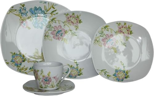 30 pièces Service de table en porcelaine Topkapi Premier Prix Serie Dorothea TK-1012 pour 6 personnes