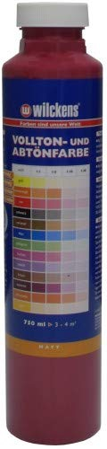 Wilckens Abtoenfarbe - Volltonfarbe / 750 ml/matt - 14 Farben zur Auswahl (Weinrot)