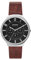 Skagen Herren Analog Quarz Uhr mit Echtes Leder Armband SKW6536