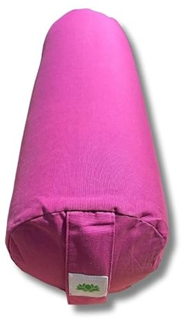 Bolster de yoga lotus épeautre Bio fabriqué en France 68 x 20 cm