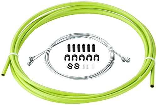 Chooee Universal Fahrrad Bremszug Standard Bremsen Kabel Gehäuse Kit für Mountainbike oder Rennrad Grün
