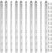 NGOSUET 10 Stk 293x19mm Flachverbinder Edelstahl Lochplatten, Flache Ecke Bracket Verbindungsplatte 8 Löcher, Holzverbinder mit 80 Schrauben, Metallverbinder für Holz Möbel Ausbessern…