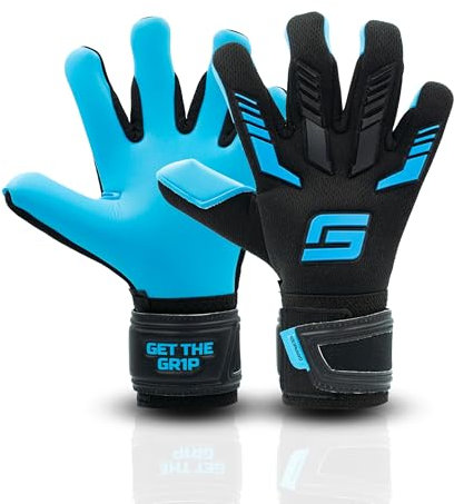 GRIPMODE Torwarthandschuhe Kinder Aqua Junior 2.0 - Torhüter Handschuhe mit großer Fangfläche - Fußball Torwarthandschuhe mit 3 mm Griptec Latex für zusätzlichen Grip - Größe 6