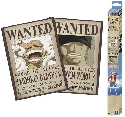GB eye - Set di un pezzo 2 poster di Chibi desideravano Rufy & Zoro
