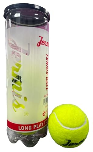 3pk Extra Duty Tennis Balls in tube, Optimum durability and performance, ideal for all courts