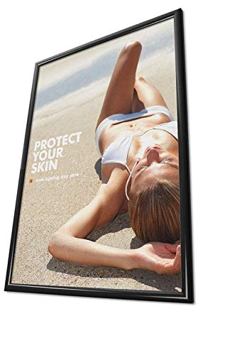 Klapprahmen schwarz A1 25mm Wechselrahmen Plakatrahmen Alu Klapprahmen A1 schwarz