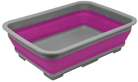 Roden 10 L Non Slip Collapsible Washing Up Bowl ideal for Camping or Space Saving 10 Liters
